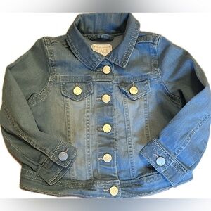 The Children’s Place Toddler / Baby Girl Jean Denim Jacket 18-24mos EUC